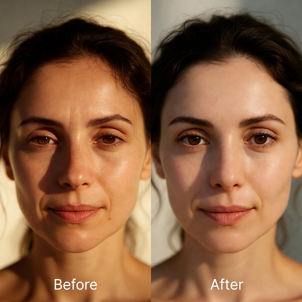 Antes e depois - Ana